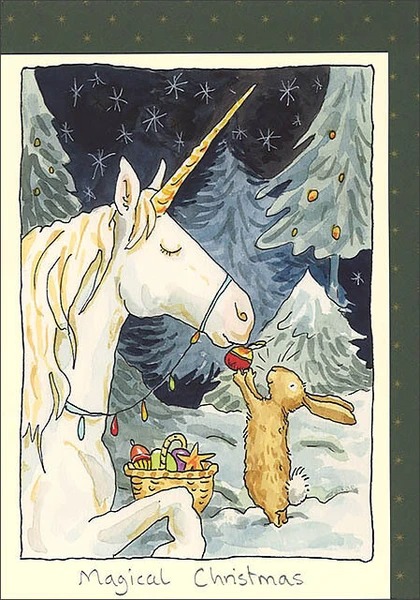 Greeting Card Christmas Anita Jeram Magical Christmas